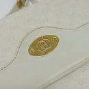 GUCCI Micro GG Supreme Shoulder Bag PVC White Gold 004 106 0024 Auth ac3716-13