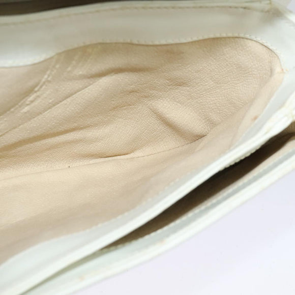 GUCCI Micro GG Supreme Shoulder Bag PVC White Gold 004 106 0024 Auth ac3716