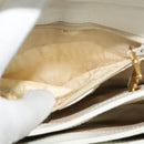 GUCCI Micro GG Supreme Shoulder Bag PVC White Gold 004 106 0024 Auth ac3716-21