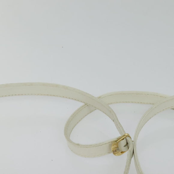 GUCCI Micro GG Supreme Shoulder Bag PVC White Gold 004 106 0024 Auth ac3716