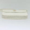 GUCCI Micro GG Supreme Shoulder Bag PVC White Gold 004 106 0024 Auth ac3716-8