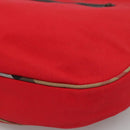 BURBERRY Shoulder Bag Canvas Red Auth ac3717-9