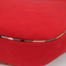 BURBERRY Shoulder Bag Canvas Red Auth ac3717-15