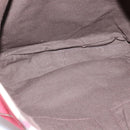 BURBERRY Shoulder Bag Canvas Red Auth ac3717-10