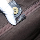 BURBERRY Shoulder Bag Canvas Red Auth ac3717-12