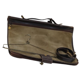 LOEWE Anagram Garment Cover Suede Beige Auth ac3727