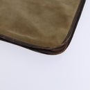 LOEWE Anagram Garment Cover Suede Beige Auth ac3727-9