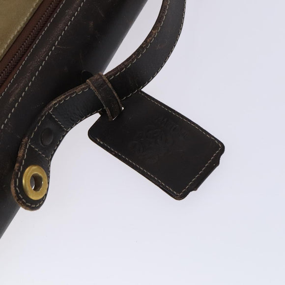 LOEWE Anagram Garment Cover Suede Beige Auth ac3727