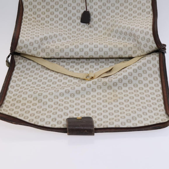 LOEWE Anagram Garment Cover Suede Beige Auth ac3727