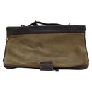 LOEWE Anagram Garment Cover Suede Beige Auth ac3727-2