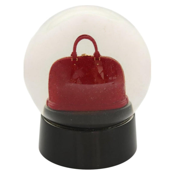 LOUIS VUITTON Snow Globe Alma VIP Limited Clear Red LV Auth ac3729
