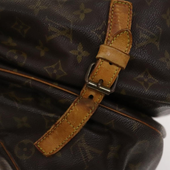 LOUIS VUITTON Monogram Saumur 35 Shoulder Bag M42254 LV Auth ac3749
