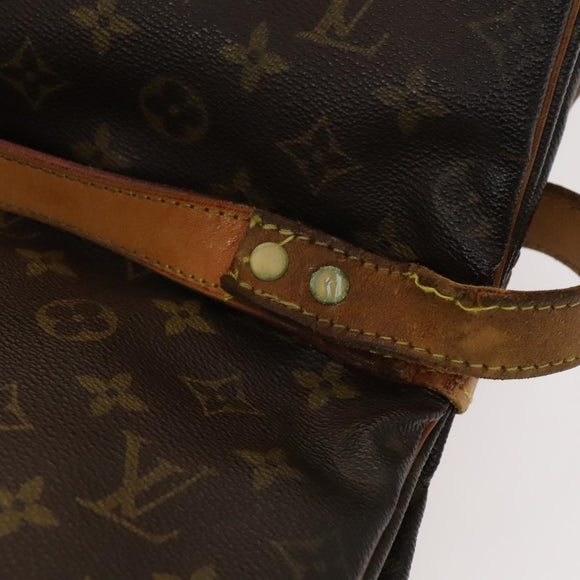LOUIS VUITTON Monogram Saumur 35 Shoulder Bag M42254 LV Auth ac3749