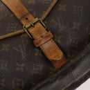 LOUIS VUITTON Monogram Saumur 35 Shoulder Bag M42254 LV Auth ac3749-21