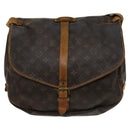 LOUIS VUITTON Monogram Saumur 35 Shoulder Bag M42254 LV Auth ac3749-13
