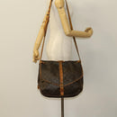 LOUIS VUITTON Monogram Saumur 35 Shoulder Bag M42254 LV Auth ac3749-28
