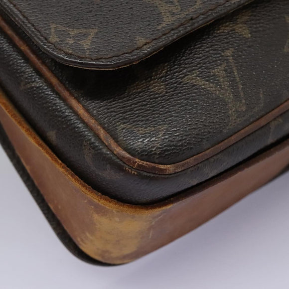 LOUIS VUITTON Monogram Cartouchiere GM Shoulder Bag M51252 LV Auth ac3750