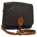 LOUIS VUITTON Monogram Cartouchiere GM Shoulder Bag M51252 LV Auth ac3750-1