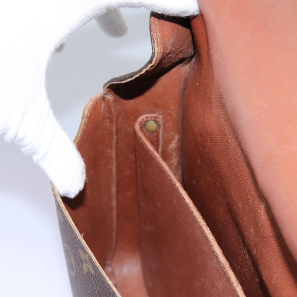 LOUIS VUITTON Monogram Cartouchiere GM Shoulder Bag M51252 LV Auth ac3750