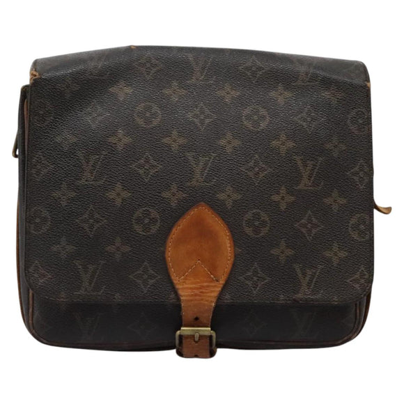 LOUIS VUITTON Monogram Cartouchiere GM Shoulder Bag M51252 LV Auth ac3750