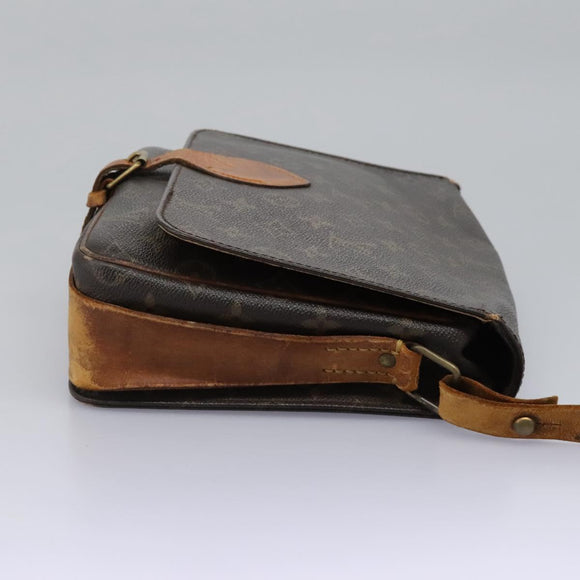 LOUIS VUITTON Monogram Cartouchiere GM Shoulder Bag M51252 LV Auth ac3750