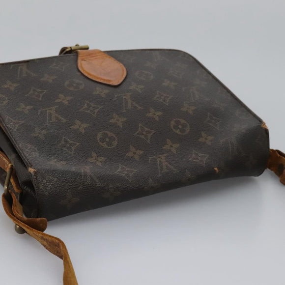 LOUIS VUITTON Monogram Cartouchiere GM Shoulder Bag M51252 LV Auth ac3750