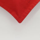 HERMES Bora Bora Pouch MM Pouch Canvas Pink Silver Auth ac3752-15