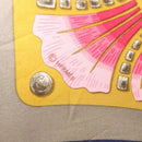 HERMES Carre 90 Scarf ""CHEVAL TURC"" Silk Blue Auth ac3753-11