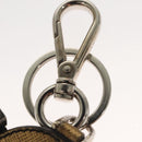 PRADA Key Holder Safiano leather Gold Tone Auth ac3756-6