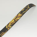 VERSACE Belt Leather 49.2"" Black Auth ac3759-8