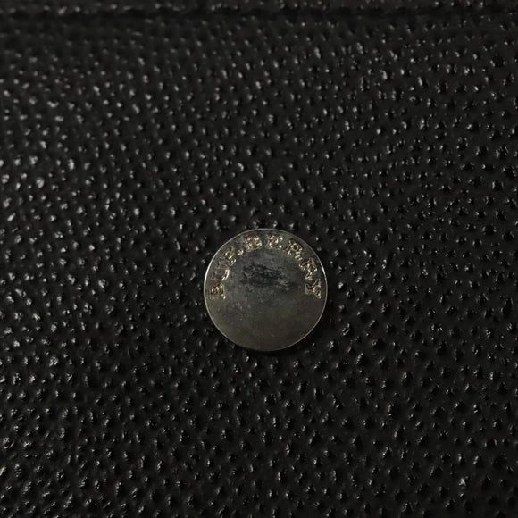 BURBERRY Nova Check Hand Bag Nylon Black Auth ac3761