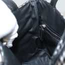 BURBERRY Nova Check Hand Bag Nylon Black Auth ac3761-19