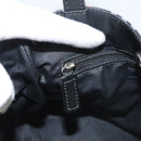 BURBERRY Nova Check Hand Bag Nylon Black Auth ac3761-20