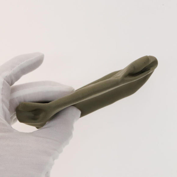 PRADA Pouch Nylon 3Set Green Navy beige Auth ac3763