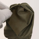 PRADA Pouch Nylon 3Set Green Navy beige Auth ac3763-22