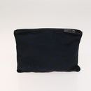 PRADA Pouch Nylon 3Set Green Navy beige Auth ac3763-3