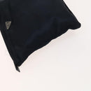 PRADA Pouch Nylon 3Set Green Navy beige Auth ac3763-4