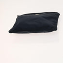 PRADA Pouch Nylon 3Set Green Navy beige Auth ac3763-6