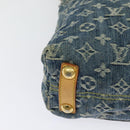 LOUIS VUITTON Monogram denim Buggy PM Shoulder Bag Blue M95049 LV Auth ac3765-12