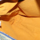 LOUIS VUITTON Monogram denim Buggy PM Shoulder Bag Blue M95049 LV Auth ac3765-18