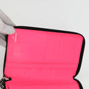 CHANEL Cambon Line Matelasse Long Wallet Calf leather Black CC Auth ac3768AM-18