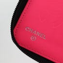 CHANEL Cambon Line Matelasse Long Wallet Calf leather Black CC Auth ac3768AM-20