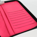 CHANEL Cambon Line Matelasse Long Wallet Calf leather Black CC Auth ac3768AM-21