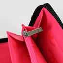 CHANEL Cambon Line Matelasse Long Wallet Calf leather Black CC Auth ac3768AM-23