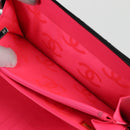 CHANEL Cambon Line Matelasse Long Wallet Calf leather Black CC Auth ac3768AM-24