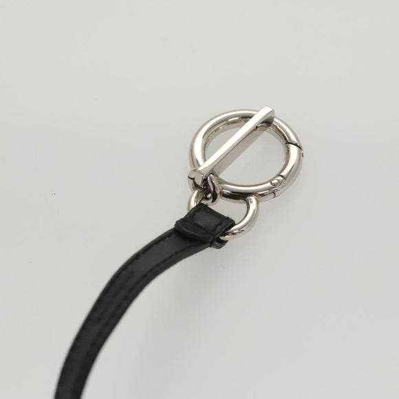 FENDI Zucca Canvas Charm Black Brown Auth ac3769