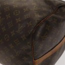 LOUIS VUITTON Monogram Keepall Bandouliere 55 Boston Bag M41414 LV Auth ac3775-15