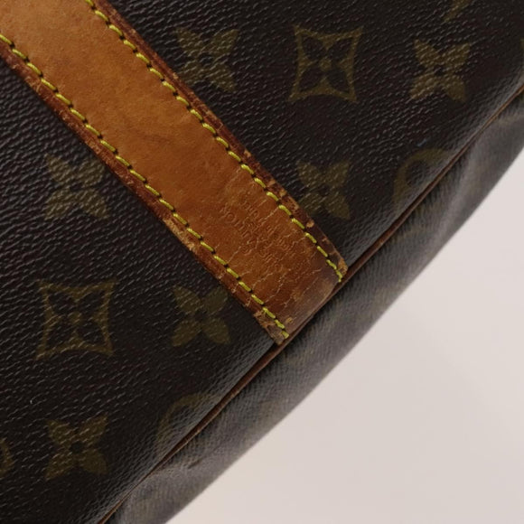 LOUIS VUITTON Monogram Keepall Bandouliere 55 Boston Tasche M41414 LV Auth ac3775