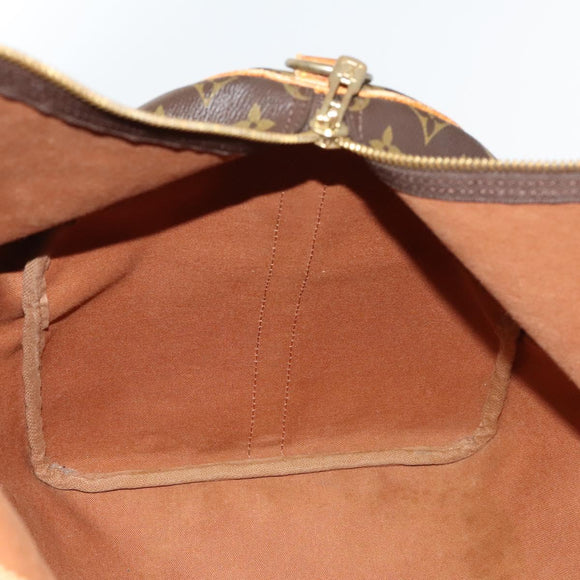 LOUIS VUITTON Monogram Keepall Bandouliere 55 Boston Bag M41414 LV Auth ac3775