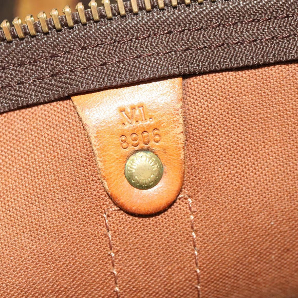 LOUIS VUITTON Monogram Keepall Bandouliere 55 Boston Bag M41414 LV Auth ac3775